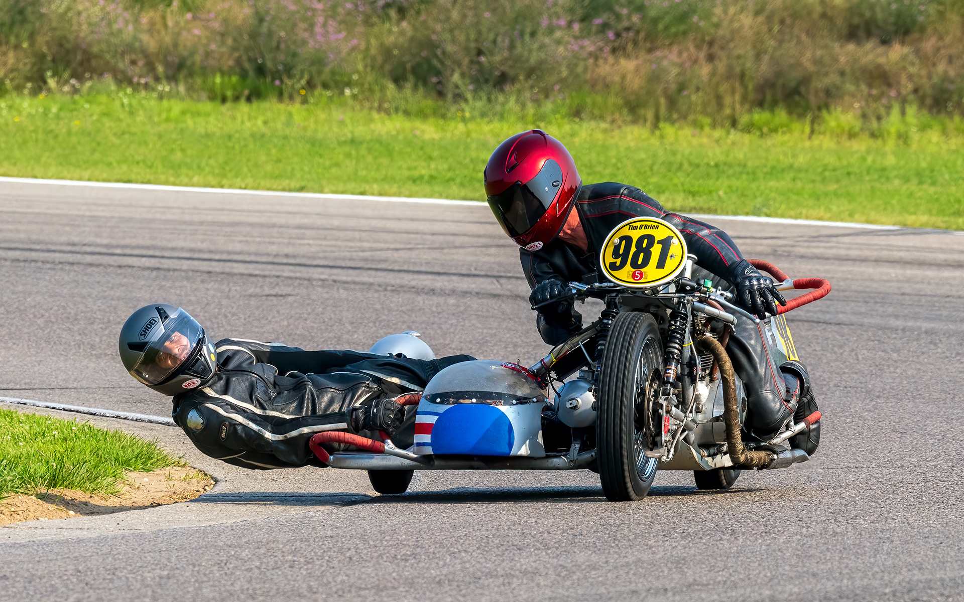 Motorcycle sidecar daredevil. : Bikes  : Dan Sheehan Photographs - Fine Art Stock Photography