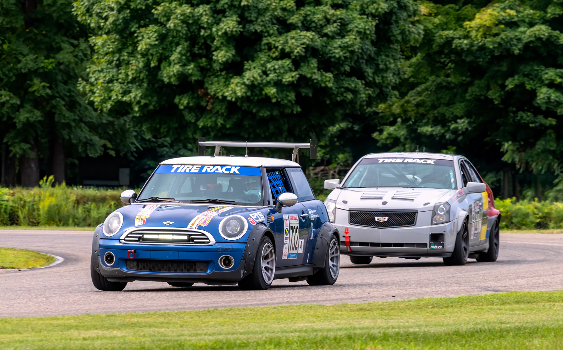 Giant Killer Mini Cooper vs. American iron. : Cars : Dan Sheehan Photographs - Fine Art Stock Photography