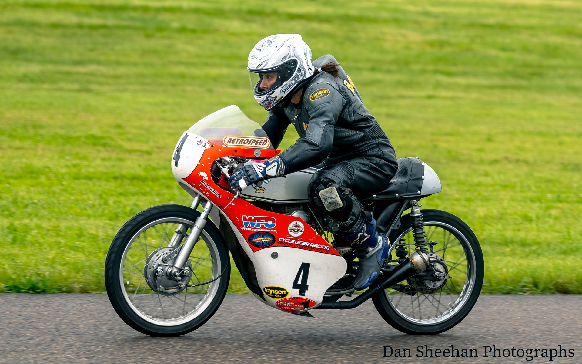 Setting up for turn one : Bikes : Dan Sheehan Photographs - Fine Art Stock Photography