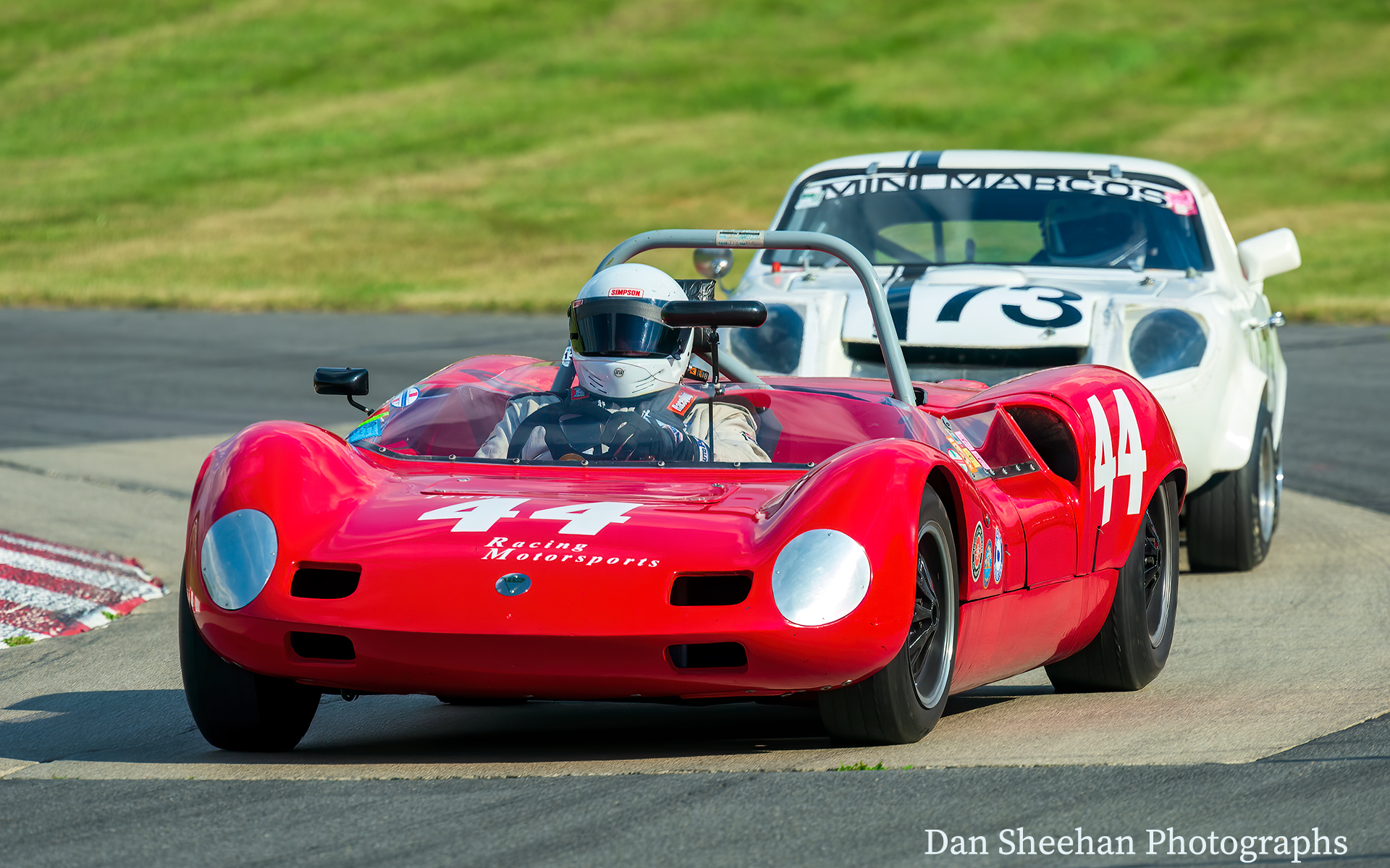 Vintage sports cars road racing at Waterford Hills in Michigan : Cars : Dan Sheehan Photographs - Fine Art Stock Photography