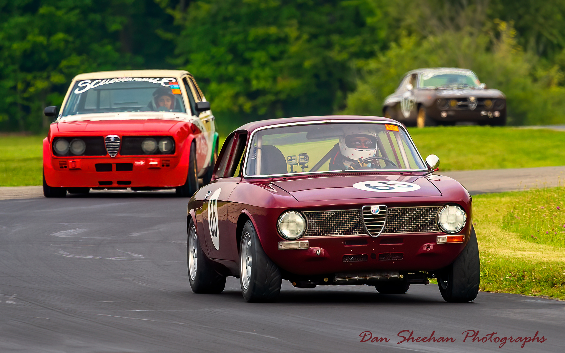 Vintage Alfa Romeos at speed : Cars : Dan Sheehan Photographs - Fine Art Stock Photography