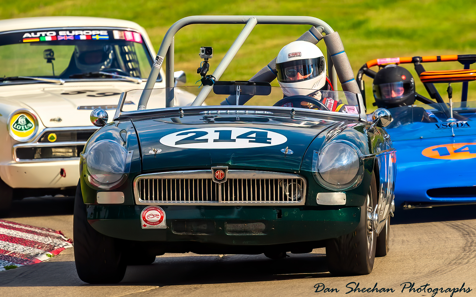 MG road racing at Waterford Hills in Michigan : Cars : Dan Sheehan Photographs - Fine Art Stock Photography