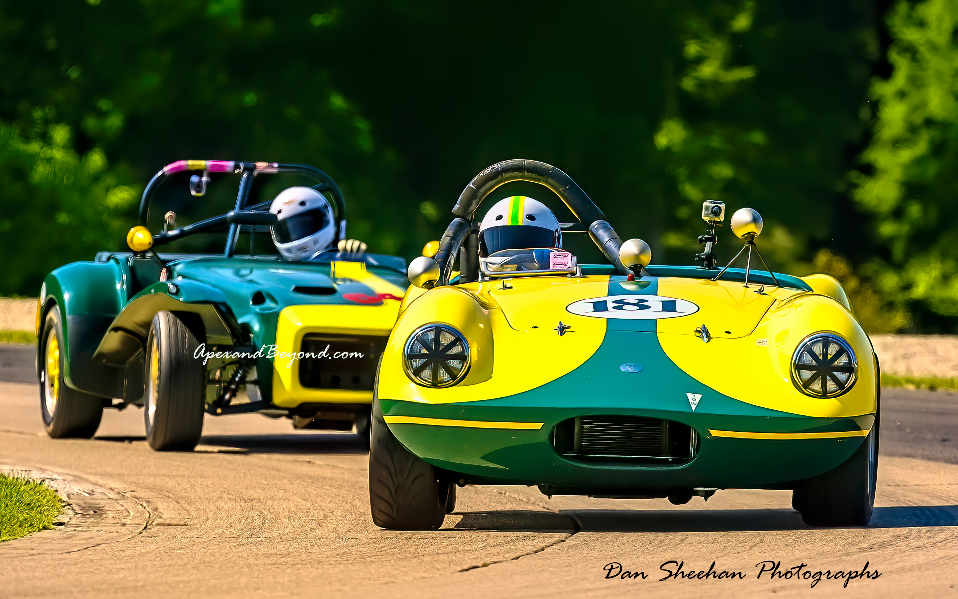 Colorful road racing at Waterford Hills, Michigan : Cars : Dan Sheehan Photographs - Fine Art Stock Photography