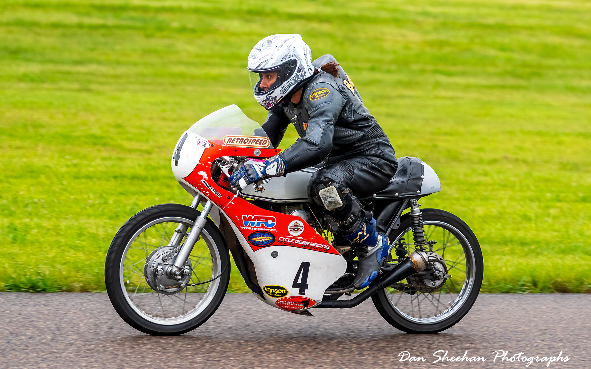 Setting up for turn one. : Bikes  : Dan Sheehan Photographs - Fine Art Stock Photography