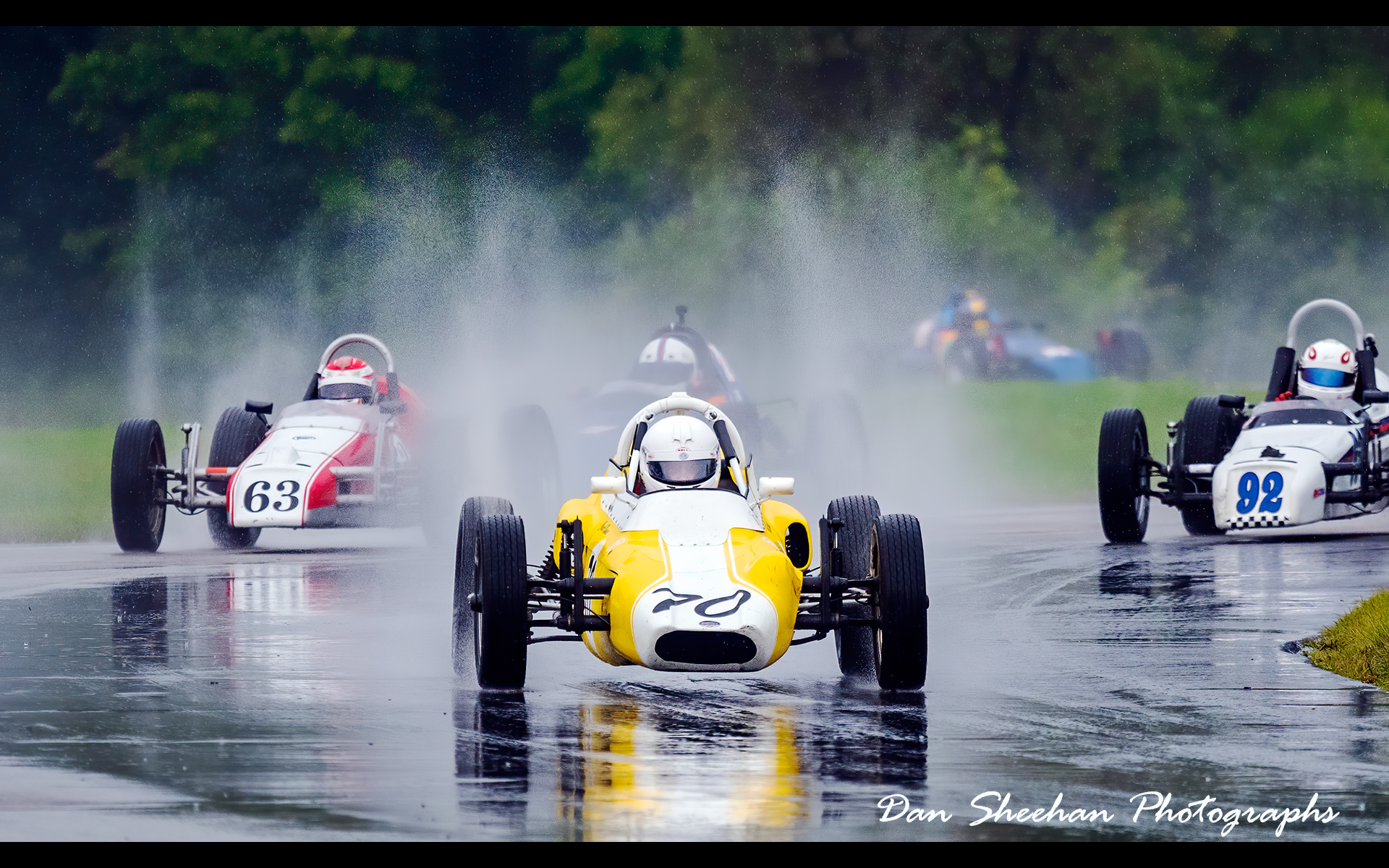 Rain Storm Road Racing.  : Cars : Dan Sheehan Photographs - Fine Art Stock Photography