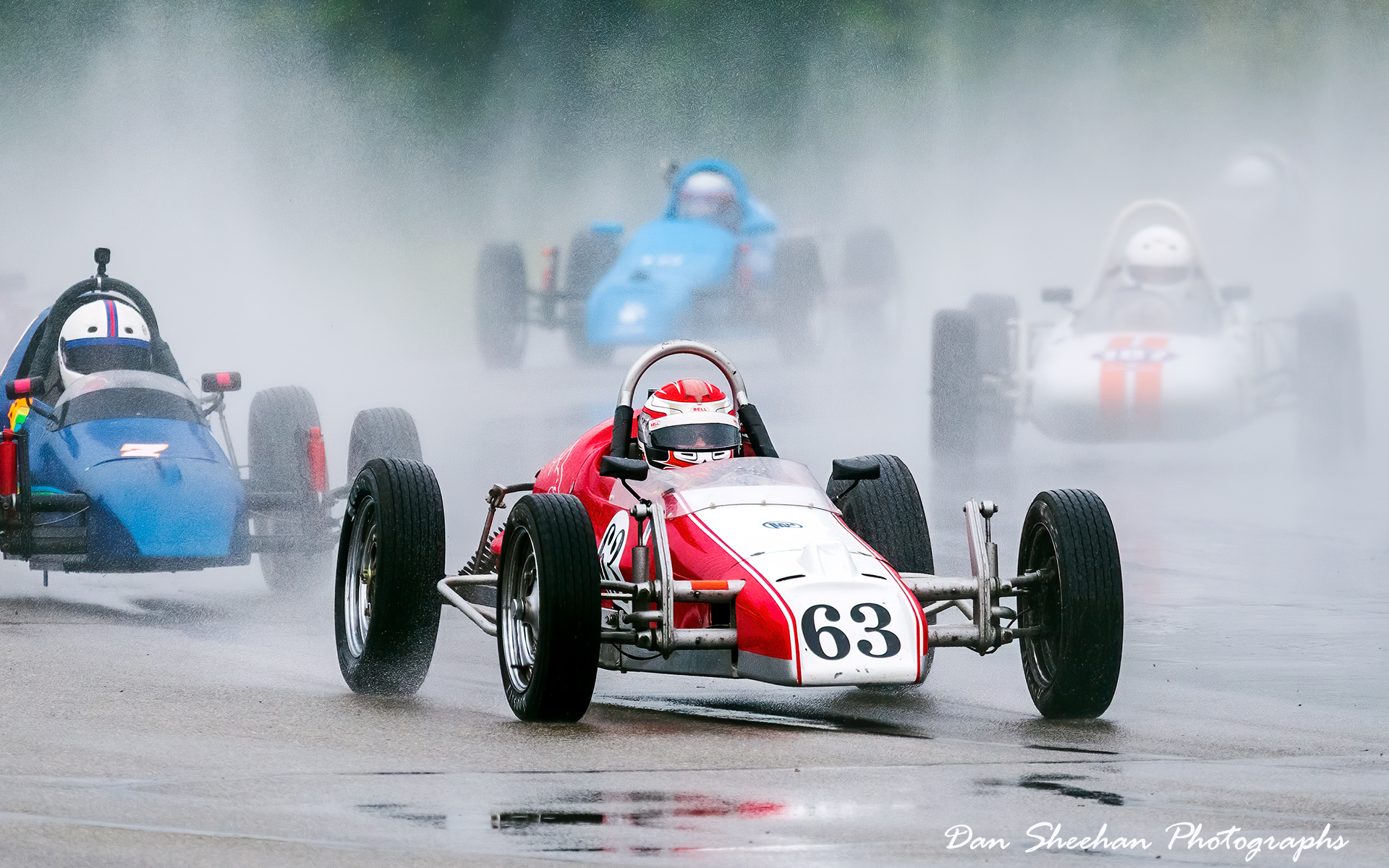 Just another day for the Formula Vee racers. : Cars : Dan Sheehan Photographs - Fine Art Stock Photography