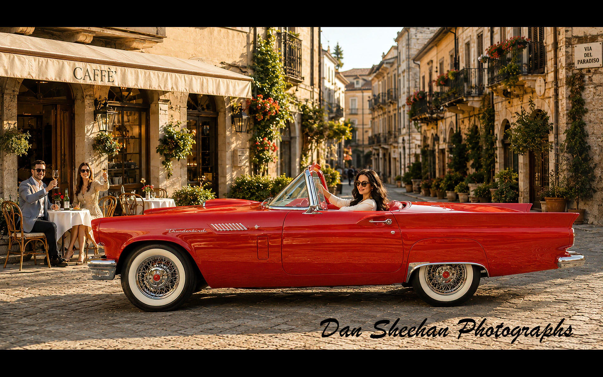 American style and horsepower on the streets of Italy : Cars : Dan Sheehan Photographs - Fine Art Stock Photography